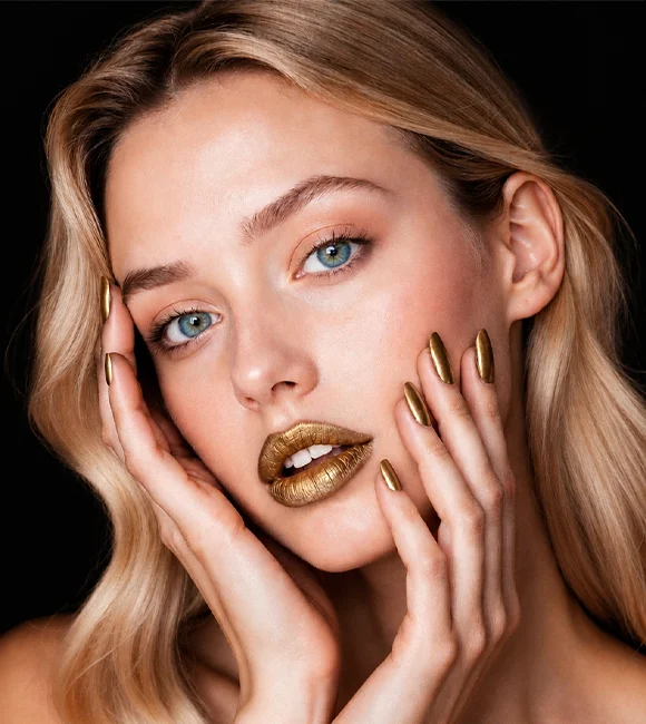 Professional beauty spa and nail salon portrait